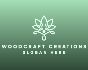 Wellness Flower Spa logo design