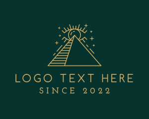Prediction - Occult Eye Pyramid logo design
