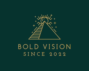 Occult Eye Pyramid  logo design