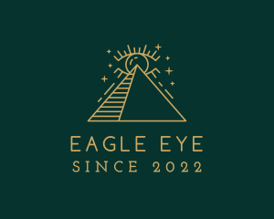 Occult Eye Pyramid  logo design