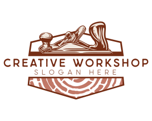 Workshop - Woodwork Carpenter Workshop logo design
