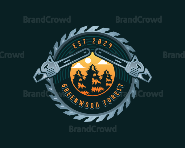 Chainsaw Logging Joinery Logo