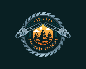 Chainsaw Logging Joinery Logo