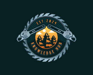 Chainsaw Logging Joinery Logo