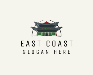 East - Korea Royal Palace logo design