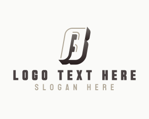 Production - Multimedia Business Letter B logo design