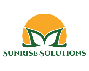 Sunrise Leaf Farm  logo design