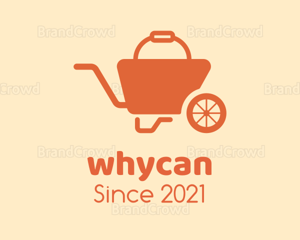 Orange Garden Wheelbarrow Logo
