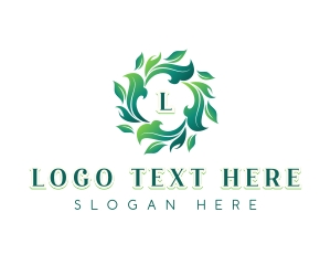 Botanical Leaf Nature Logo