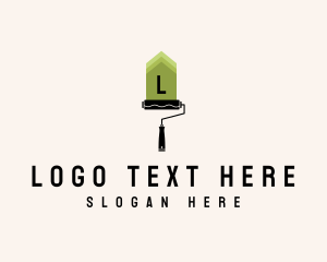 Remodeling - Paint Roller Hardware logo design