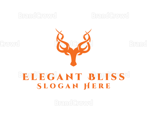 Deer Horn Antlers Logo