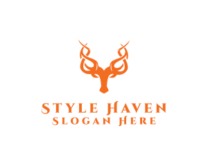 Deer Horn Antlers Logo