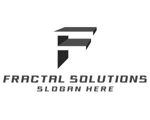 Industrial Construction Logistics Letter F logo design