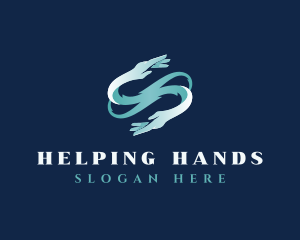 Hands Charity Support logo design
