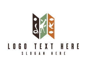 Safari - Animal Wildlife Zoo logo design