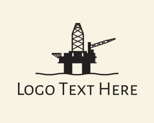 Petroleum - Oil Rig logo design
