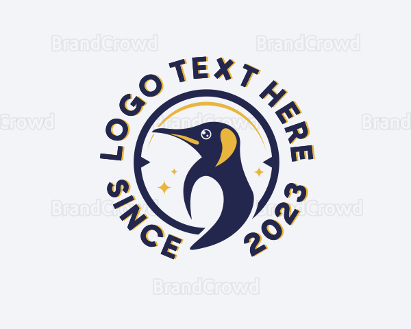 Arctic Penguin Bird Logo