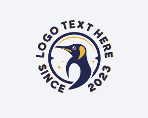 Bird - Arctic Penguin Bird logo design