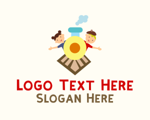 Locomotive - Kiddie Train Ride logo design