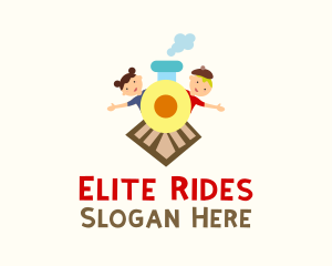 Kiddie Train Ride  logo design