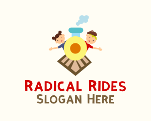 Kiddie Train Ride  logo design