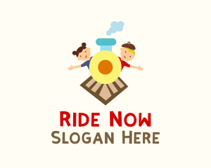 Kiddie Train Ride  logo design