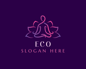 Wellness Lotus Yoga Logo