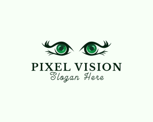 Green Eye Opthalmologist logo design