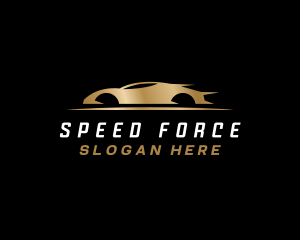 Racing Car Vehicle logo design