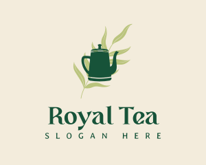 Organic Tea Kettle logo design