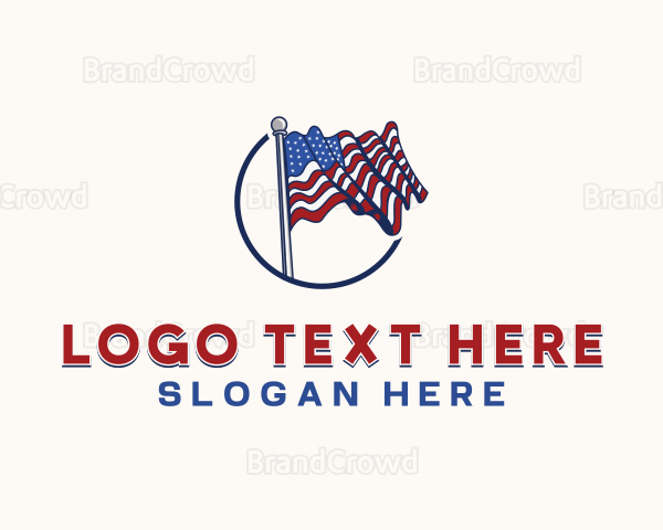 American Flag Heritage Logo