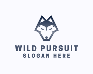 Wild Alpha Wolf logo design