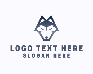 Lone Wolf - Wild Alpha Wolf logo design