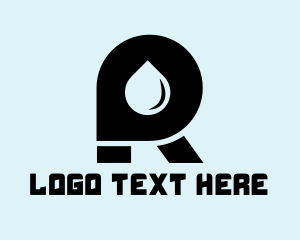 Oil Letter R Logo