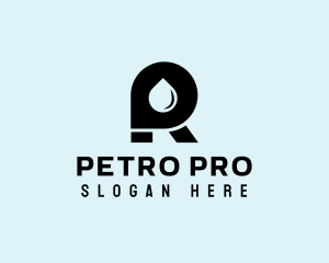 Petroleum - Oil Letter R logo design