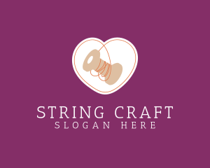 Spool Yarn Seamstress logo design