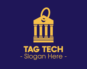 Tag - Yellow Tag Pantheon logo design