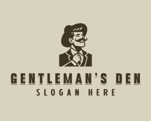 Gentleman Grooming Stylist logo design