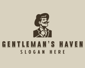 Gentleman Grooming Stylist logo design