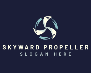 Industrial Fan Propeller logo design