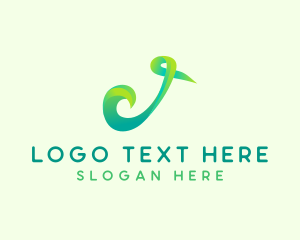 Company - Gradient Modern Letter J logo design