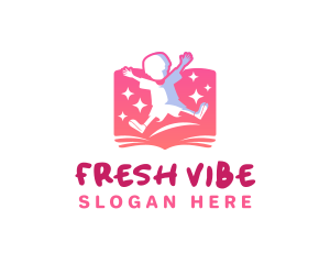 Youthful - Boy Fun Book logo design