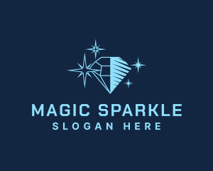 Precious Gem Sparkle logo design