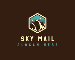 Outdoor Mountain Alpine logo design