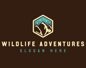 Outdoor Mountain Alpine logo design