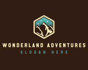 Outdoor Mountain Alpine logo design