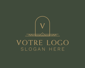 High End - Luxury Arch Hotel logo design