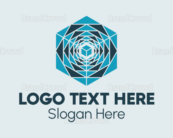 Intricate Hexagon Decor Logo