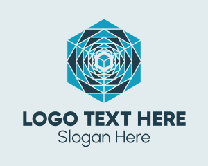 It Company - Intricate Hexagon Decor logo design