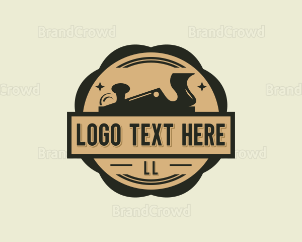 Carpentry Wood Planer Logo